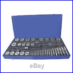 Tap and Die Set, Pieces 45, Carbon Steel GREENFIELD THREADING 423163