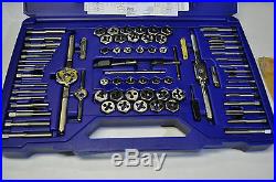 Tap and Die Super Set 76 Pcs #4 to1/2 Fraction, Metric Pipe, Made in USA IRWIN