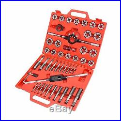 Tekton Inch SAE Tap And Die Set Alloy High Speed Steel 45 Piece Tool Kit Case