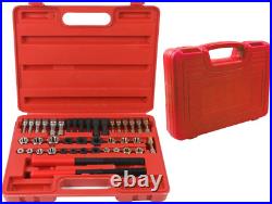 Thread Repair Kit 42-Piece Thread Chaser Set, Rethreading Kit in UNC, UNF and Me