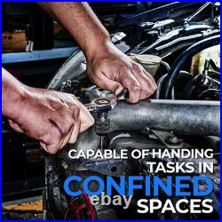 Toolant 127Pcs Sae/Metric Tap and Die Set, Ratcheting SAE Metric TAP and Die Set