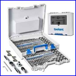 Toolant 127pcs SAE Metric Ratcheting TAP BIT and DIE Set