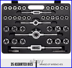Tools 110 Piece Hardened Alloy Steel Metric Tap And Die Threading Tool Set