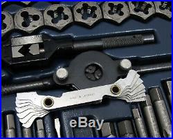 USA Made Sears Craftsman 50pc Tap and Die Set SAE/Metric 952381 Made in USA