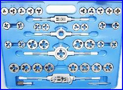 US PRO 110pc UNF NS UNC SAE AF and Metric Tap and Die Set Kit Engineering 2654