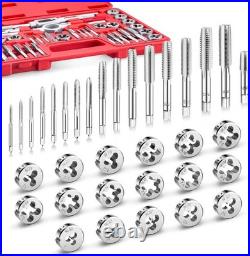 Ultimate 40-Piece Alloy Steel Tap and Die Set Includes Essential Accessories