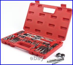 Ultimate 40-Piece Alloy Steel Tap and Die Set Includes Essential Accessories