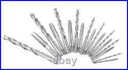 Unmatched Efficiency 18-Pc HSS Tap & Drill Set with 135-Degree Cutting Angle
