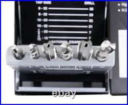 Unmatched Efficiency 18-Pc HSS Tap & Drill Set with 135-Degree Cutting Angle