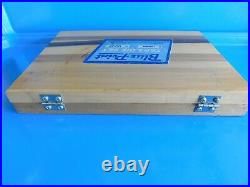 Used, Blue Point Tap & Die Set 1/4 1/2 In, Vintage Wood Box, Part #td2400a