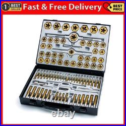 VCT 86pc Tap and Die Combination Set Tungsten Steel Titanium SAE AND METRIC Tool