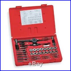 VERMONT AMERICAN 21729 Tap and Die Set, 5/16 to 1/2 In, 40 pc