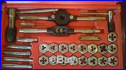 VERMONT AMERICAN 21729 Tap and Die Set, 5/16 to 1/2 In, 40 pc Mechanic Machinist