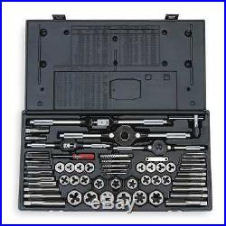 VERMONT AMERICAN 21739 Tap and Die Set, 5/16 to 3/4 In, 58 pc