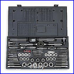 VERMONT AMERICAN Tap and Die Set, 5/16 to 3/4 In, 58 pc, 21739