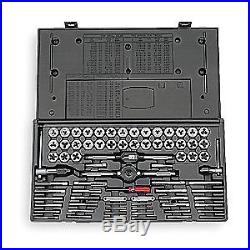 VERMONT AMERICAN Tap and Die Set, 75 pc, Carbon Steel, 21741
