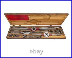 VINTAGE Craftsman #5499 Tap and Die Set in Original Wooden Case, Complete & NICE