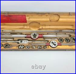 VINTAGE Craftsman #5499 Tap and Die Set in Original Wooden Case, Complete & NICE