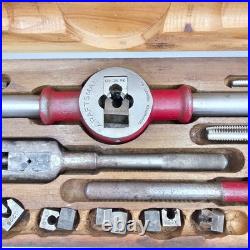 VINTAGE Craftsman #5499 Tap and Die Set in Original Wooden Case, Complete & NICE