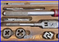 VINTAGE Craftsman #5499 Tap and Die Set in Original Wooden Case, Complete & NICE