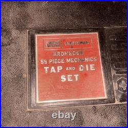 VINTAGE Craftsman, Kromedge 59 Piece Tap And Die Set, No. 9-52151/GOOD CONDITION