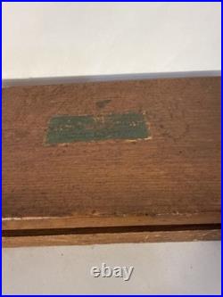 VINTAGE GREENFIELD TAP AND DIE LITTLE GIANT SET No. A-1 5 Sizes Orig. Wood Box +