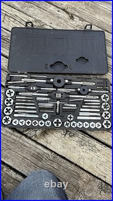 VIntage Craftsman Kromedge 59 Piece Tap & Die Set 9-52151 Made in USA 1972