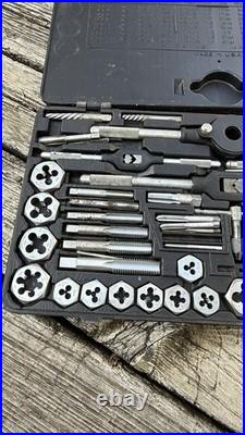 VIntage Craftsman Kromedge 59 Piece Tap & Die Set 9-52151 Made in USA 1972