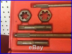 Vermont America Large SAE Tap and Die Set, complete 6/32-1 USA MADE