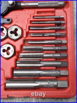 Vermont American 21739 52 Piece Tap and Die Set #6 to 3/4 USA Missing 2 Taps