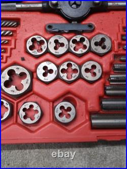 Vermont American 21739 52 Piece Tap and Die Set #6 to 3/4 USA Missing 2 Taps
