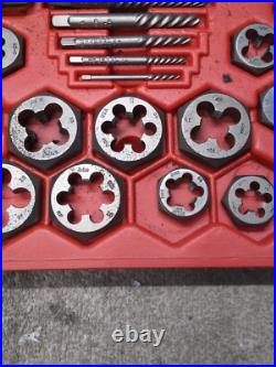 Vermont American 21739 52 Piece Tap and Die Set #6 to 3/4 USA Missing 2 Taps
