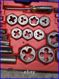 Vermont American 21739 52 Piece Tap and Die Set #6 to 3/4 USA Missing 2 Taps