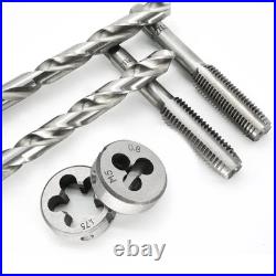 Versatile 110-Pc Metric Tap and Die Tool Set M2-M18 for Metalworking Needs