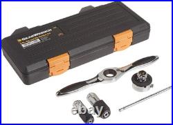 Versatile 5 Pc Ratcheting Tap and Die Set Non-Sparking, Lightweight Design