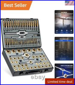 Versatile 86pc Tap & Die Set in Blow-Molded Case Durable & Portable Solutions