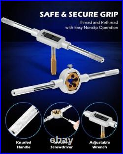 Versatile 86pc Tap & Die Set in Blow-Molded Case Durable & Portable Solutions