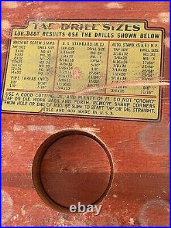 Vintage ACE Brand Tap & Die Set Original Wood Case Complete Small Screw Set