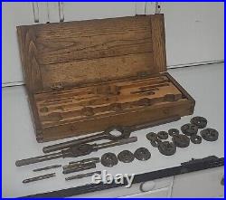 Vintage AMT. & D. CO. Tap & Die Original Dovetail Wood, PATENED October 19 1897