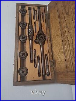 Vintage AMT. & D. CO. Tap & Die Original Dovetail Wood, PATENED October 19 1897