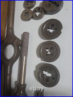 Vintage AMT. & D. CO. Tap & Die Original Dovetail Wood, PATENED October 19 1897