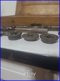 Vintage AMT. & D. CO. Tap & Die Original Dovetail Wood, PATENED October 19 1897