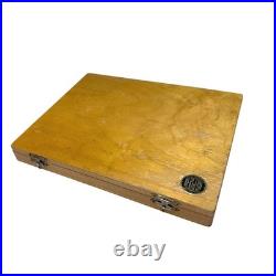 Vintage Bergeon 30322 Swiss Watchmaker Tap and Die Set Wood Case 2 Taps Missing