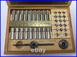 Vintage Bergeon Watchmaker Tools No 30010 Screw Taps and Die Set