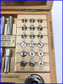 Vintage Bergeon Watchmaker Tools No 30010 Screw Taps and Die Set