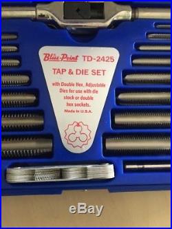 Vintage Blue Point TD-2425 Tap and Die Set