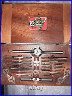 Vintage British Made Warrior England TG Precision Tools Tap And Die Set
