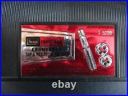 Vintage CRAFTSMAN KROMEDGE TAP & HEX DIE SET #95200