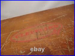Vintage Cleveland Bay State Tap & Die Adjustable Tool Set Screw Plate Wood Box