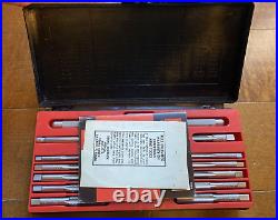 Vintage Craftsman 28pc SAE Tap & Die Set No. 5200 Kromedge Made in USA